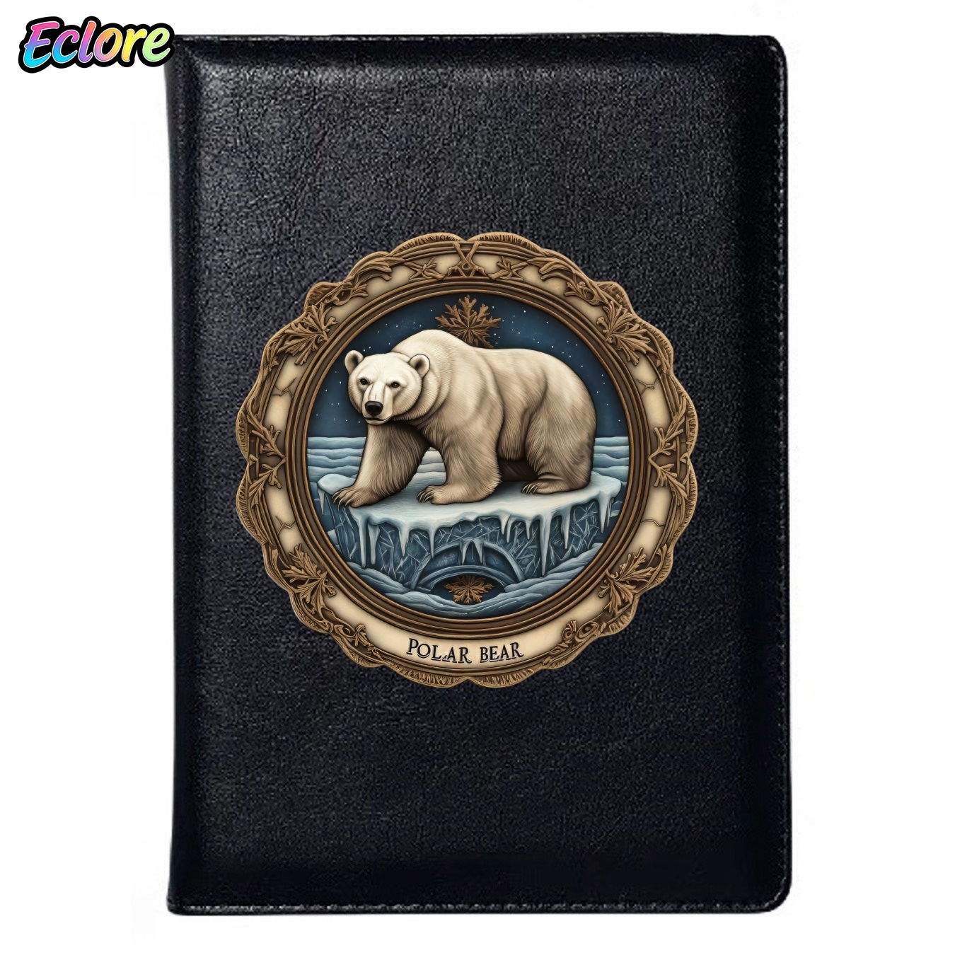 Leather Work Diary Covers - Vintage geprägd beren A5 lederen notitieboek
