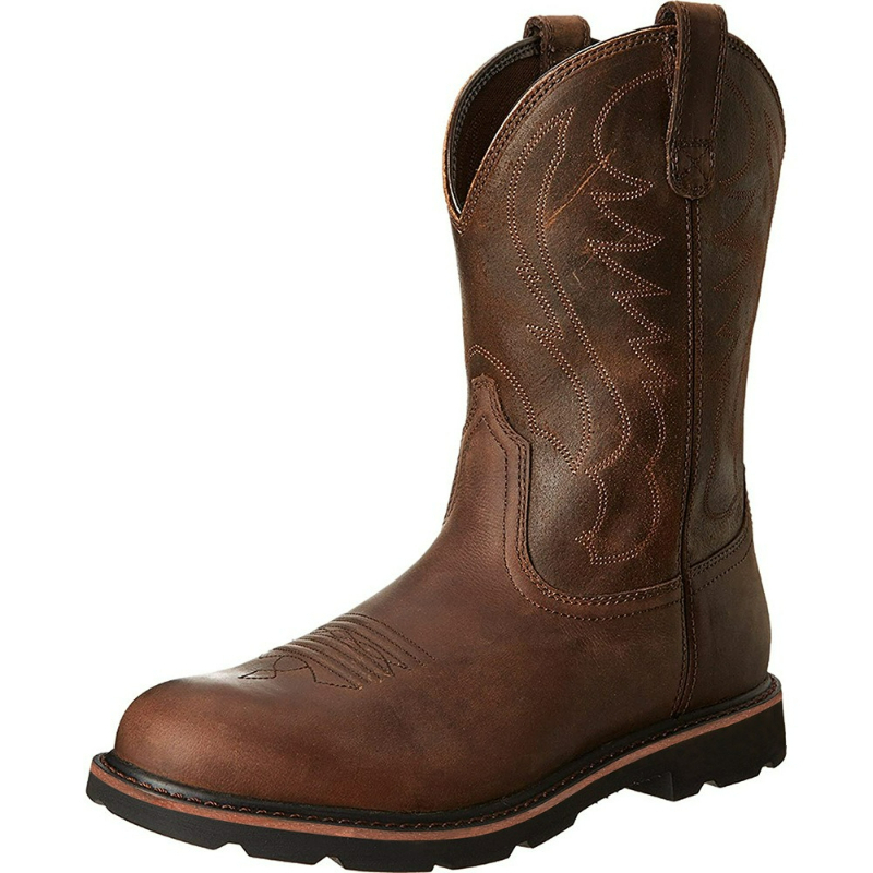 Leatherworking Elemental - Heren cowboylaarzen Handgemaakte leren laarsjes Vintage