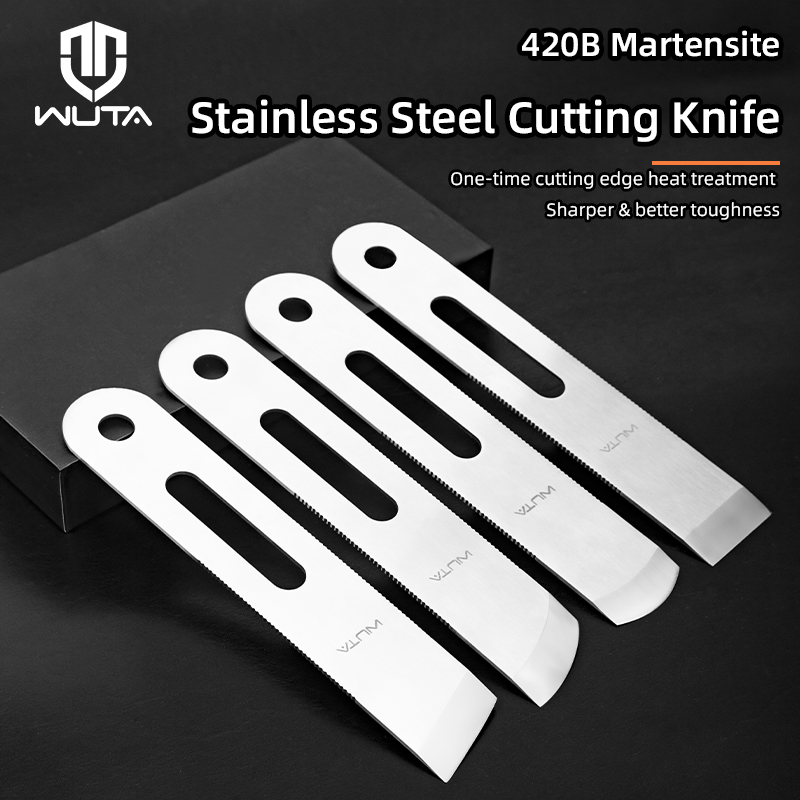 Round Knife Leatherwork - WUTA Ontwerp Professionele Lederen Dunner Mes