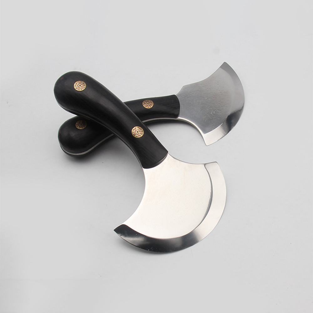 Round Knife Leatherwork - Professioneel Lederen Mes Ultra Scherpe Ronde