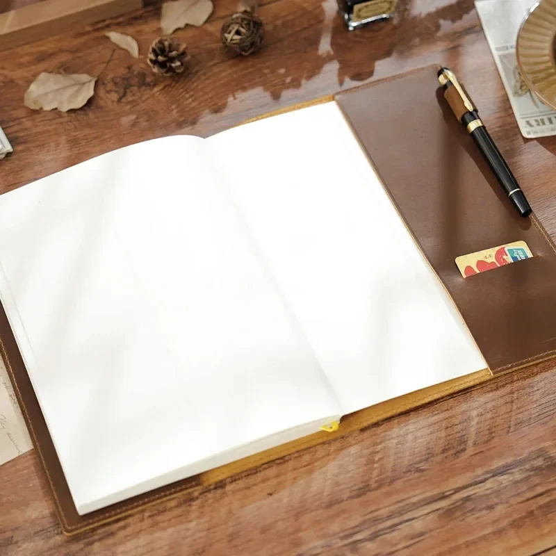 Leather Work Diary Covers - Nieuwe vintage lederen B5 dagboek notitieboekhoes,