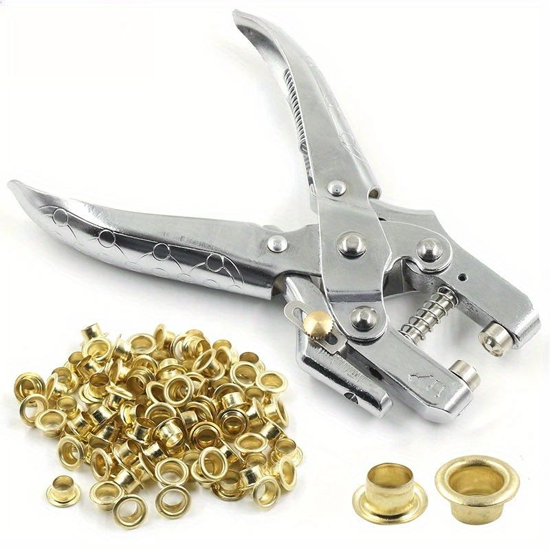 Leatherwork Hand Press - 101 Stuks Dual-Purpose Tool Grommet Oogje