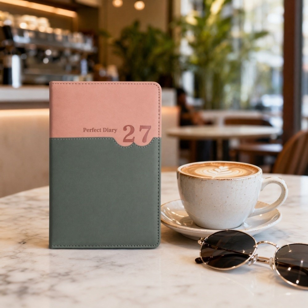Leather Work Diary Covers - Kantoorwerkplanner 2027 Schema Planner Kladblok 320