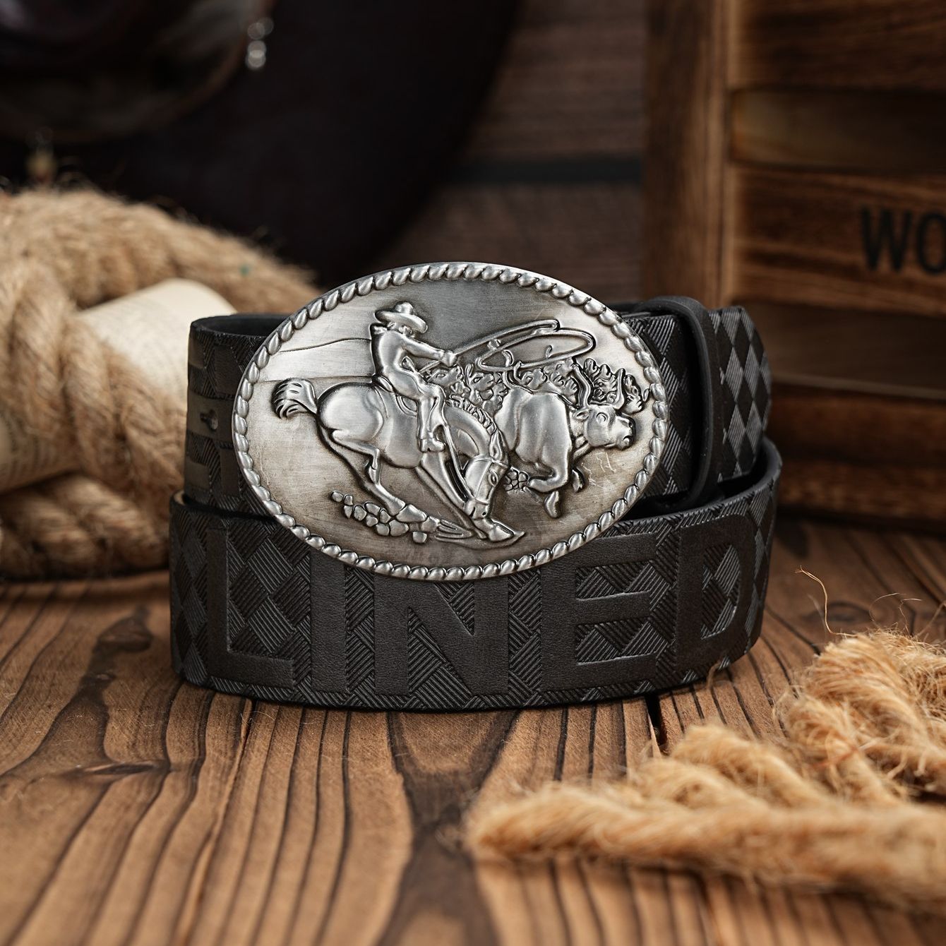 Een casual retro riem in weste - Leather Work Western recensie en prijs