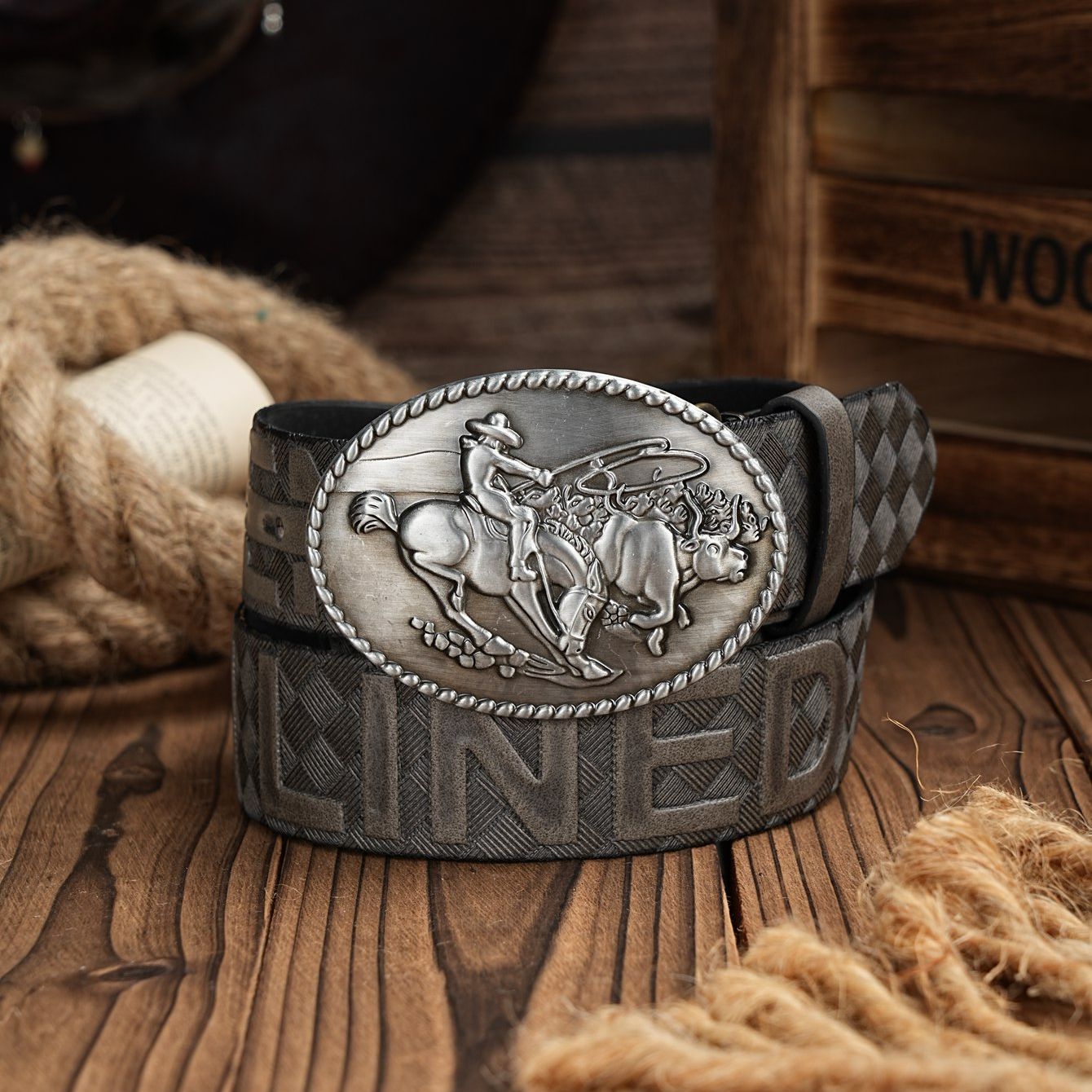 Een casual retro riem in weste - Leather Work Western recensie en prijs