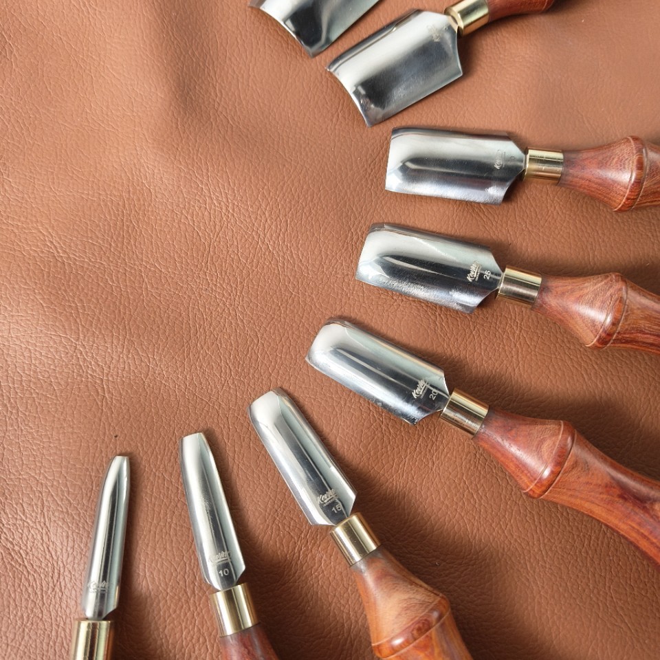 Handgemaakte lederbewerkingsge - Round Knife Leatherwork recensie en prijs