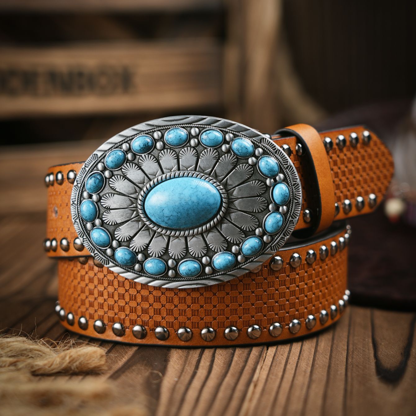 Een casual retro riem in weste - Leather Work Western recensie en prijs