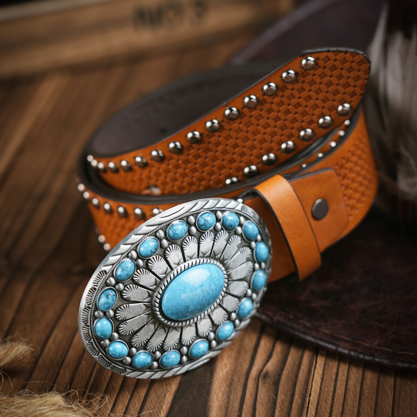 Een casual retro riem in weste - Leather Work Western recensie en prijs