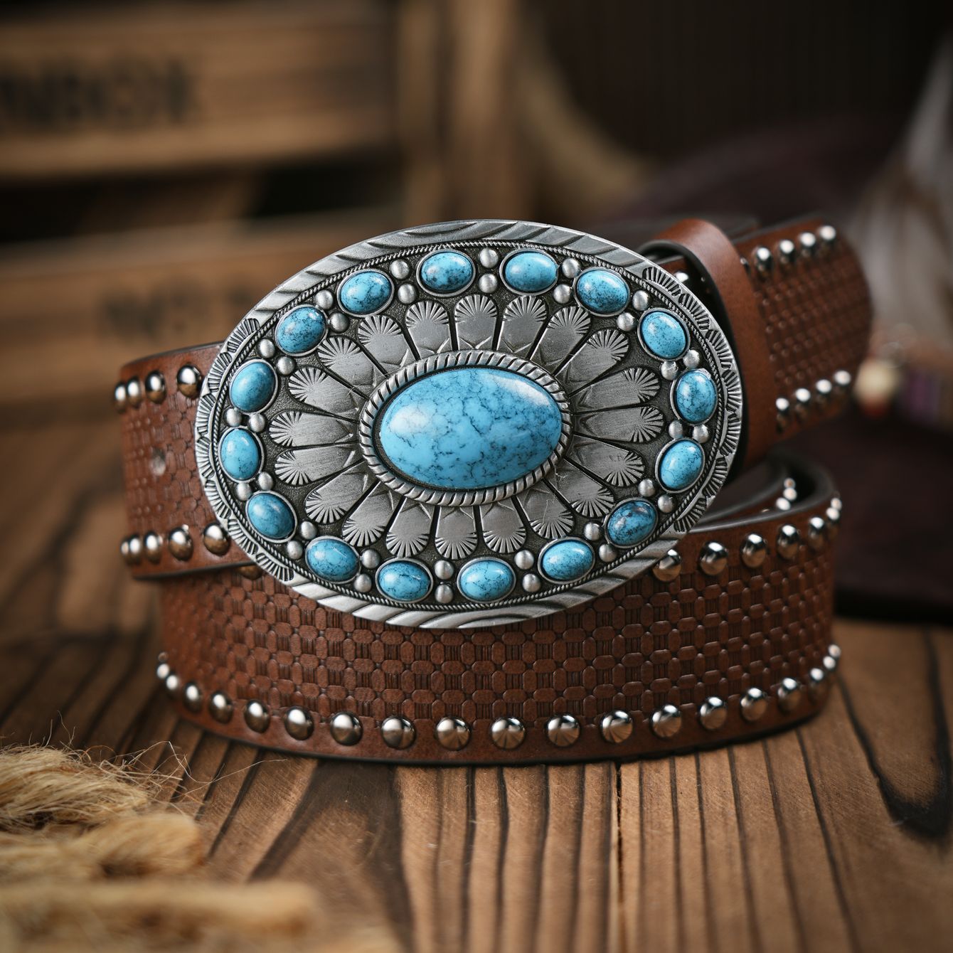 Een casual retro riem in weste - Leather Work Western recensie en prijs