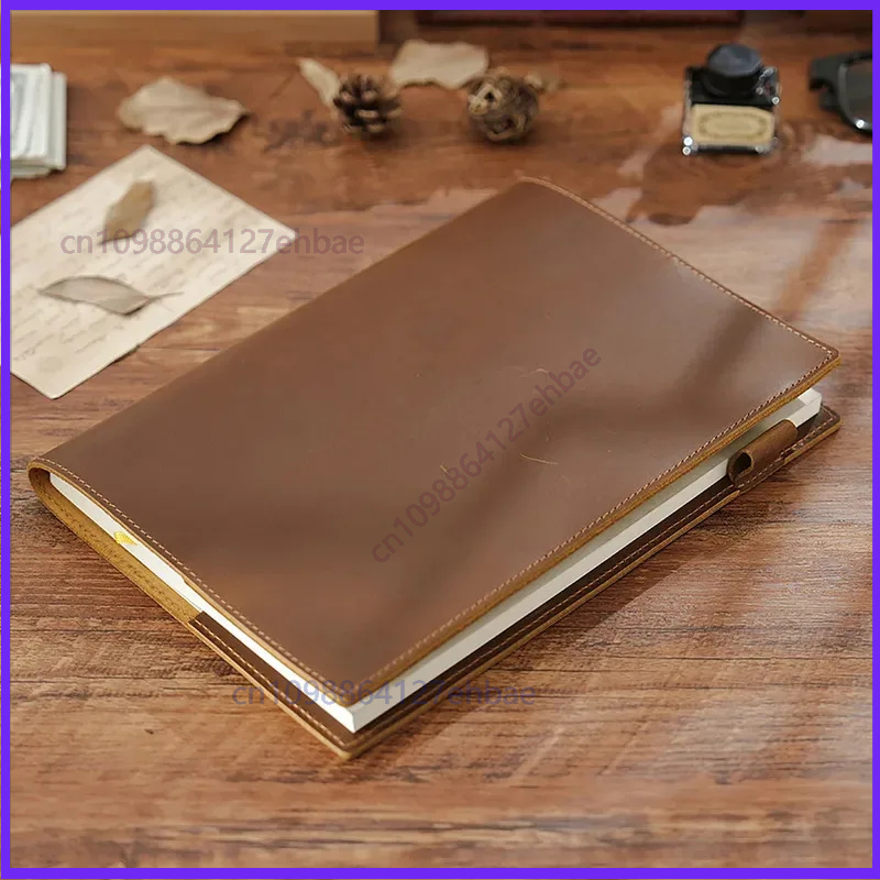 Vintage lederen B5 notitieboek - Leather Work Diary Covers recensie en prijs