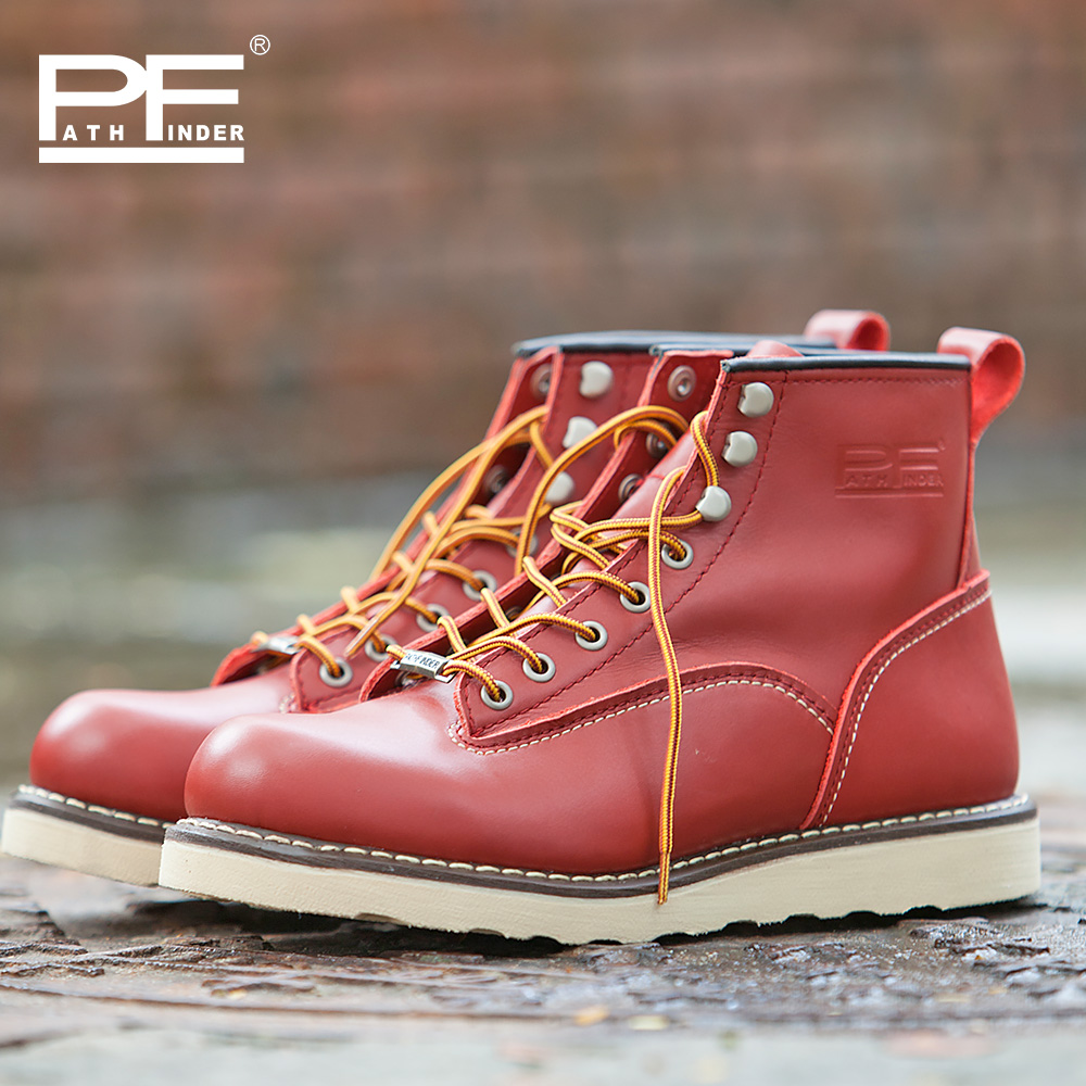 Herenschoenen van echt leer, m - Leather Work Western recensie en prijs