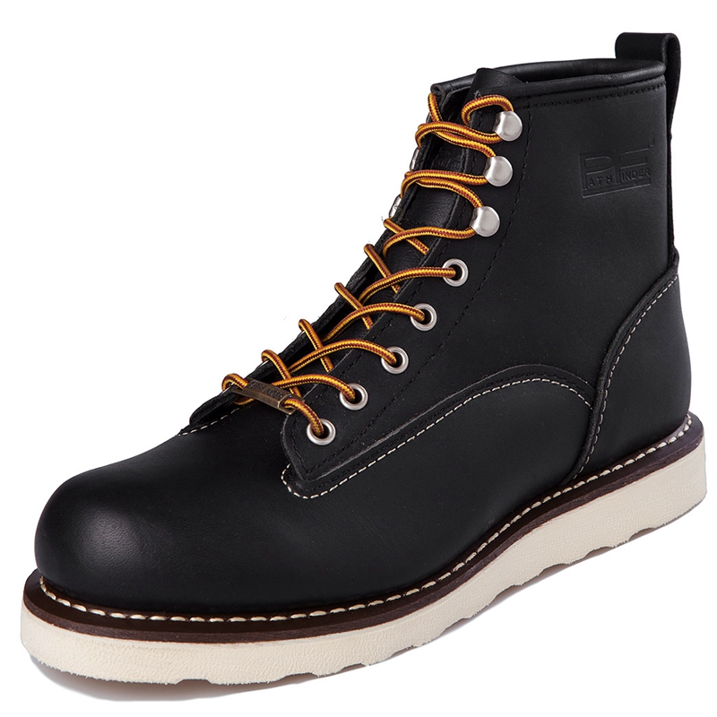 Herenschoenen van echt leer, m - Leather Work Western recensie en prijs