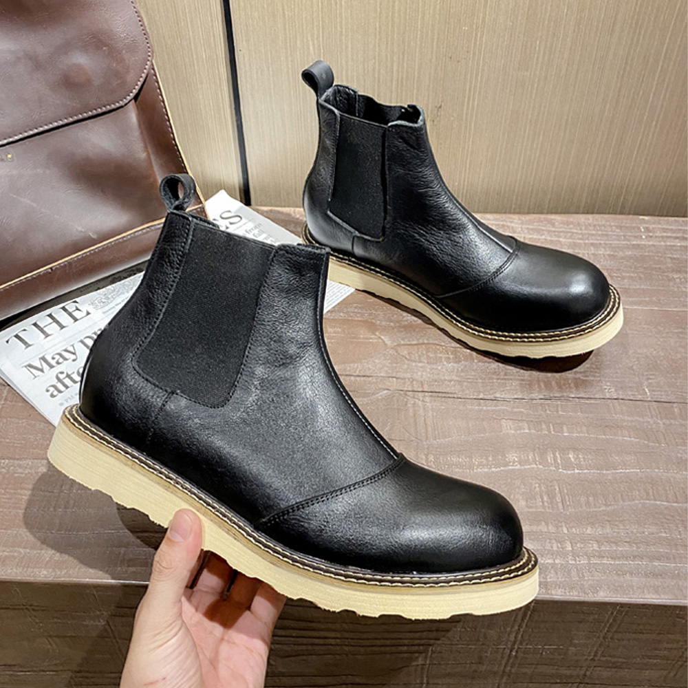 Retro heren lederen Chelsea-la - Leather Work Western recensie en prijs