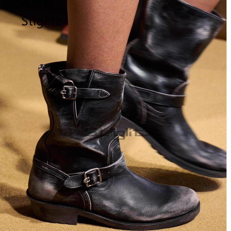 Retro Western Cowboy Laarzen v - Leather Work Western recensie en prijs